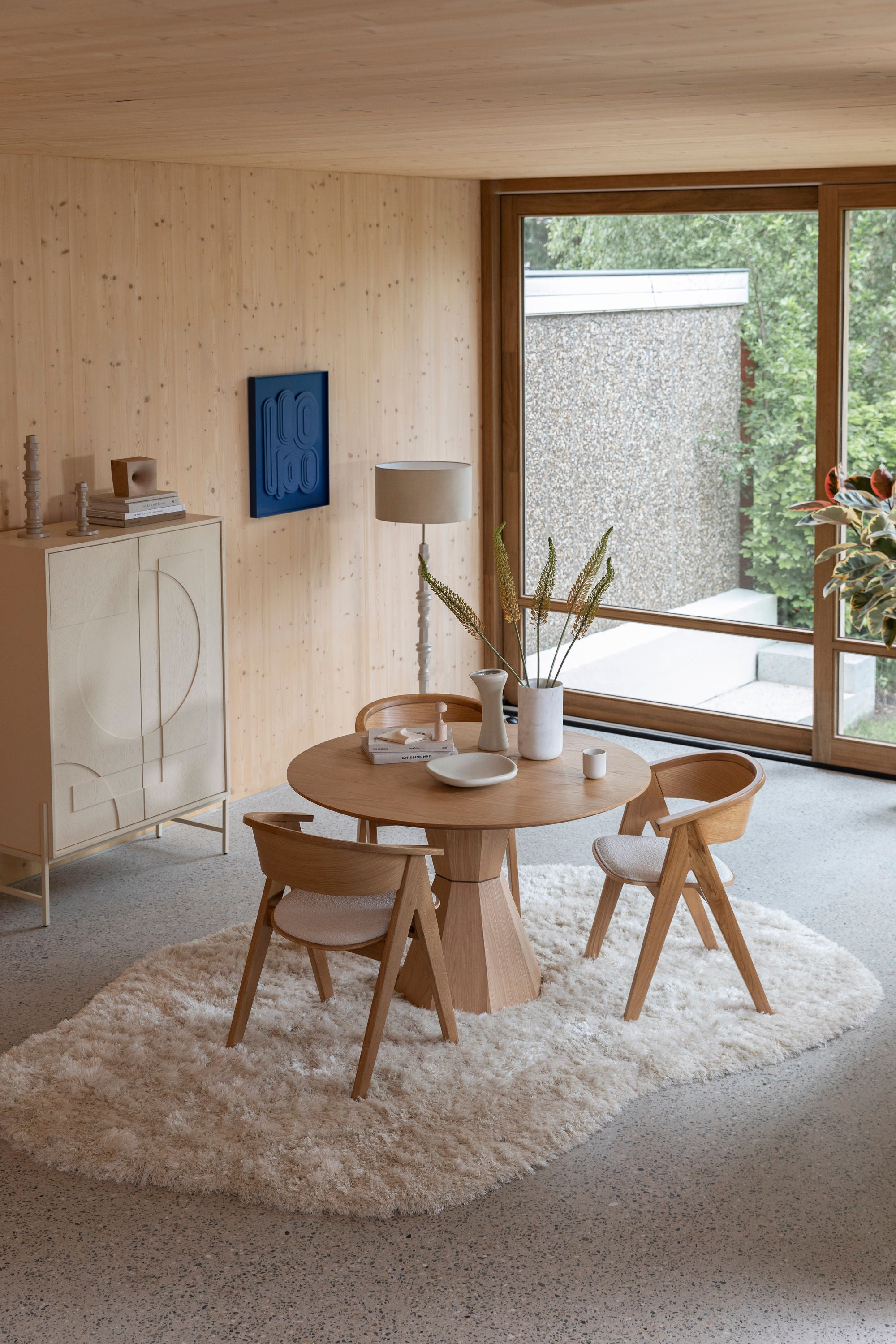Zuiver Faces Natural Oak Wood Cabinet